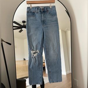 Madewell Perfect Vintage Straight Jean ✨